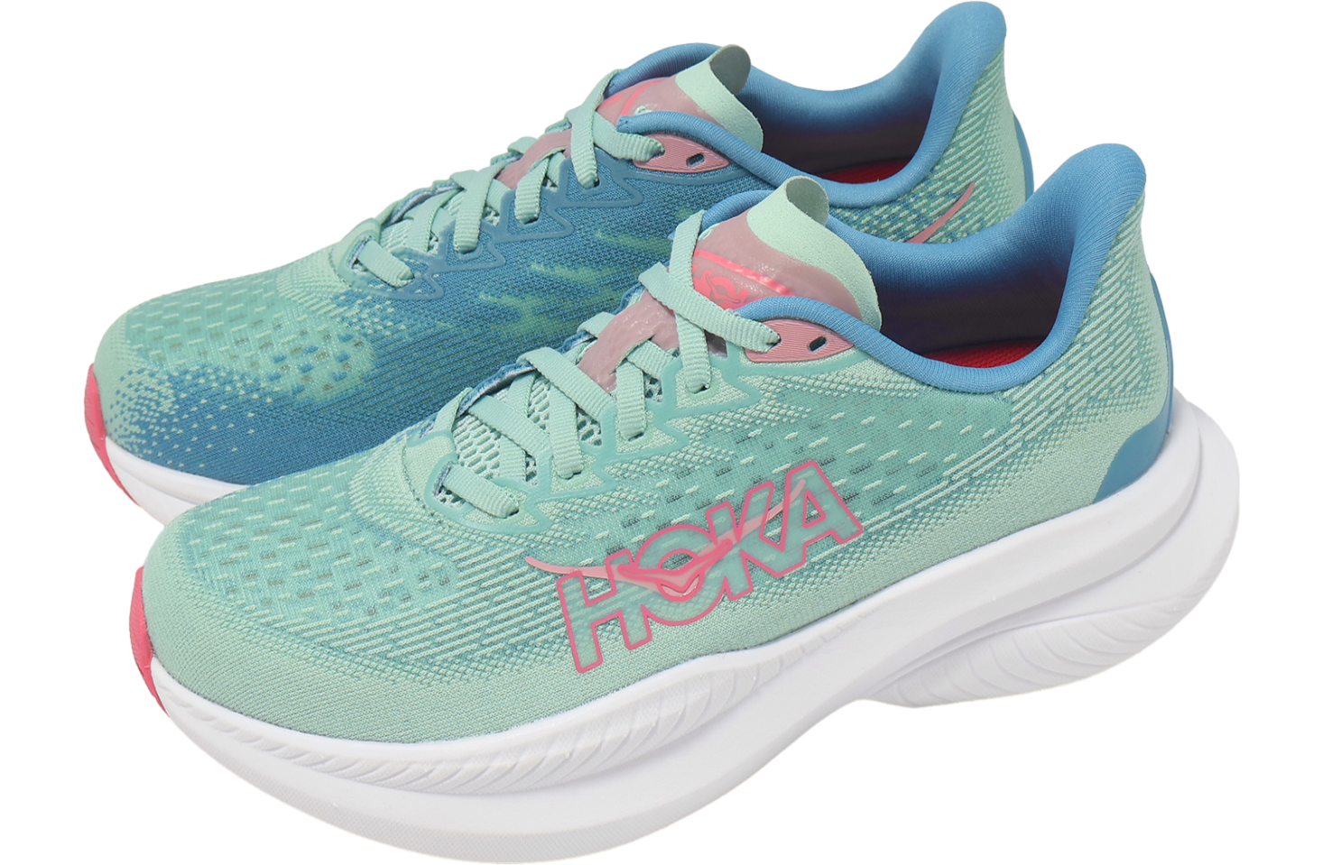Hoka Mach 6 D Wide WMNS Jadeite / Alpine Blu