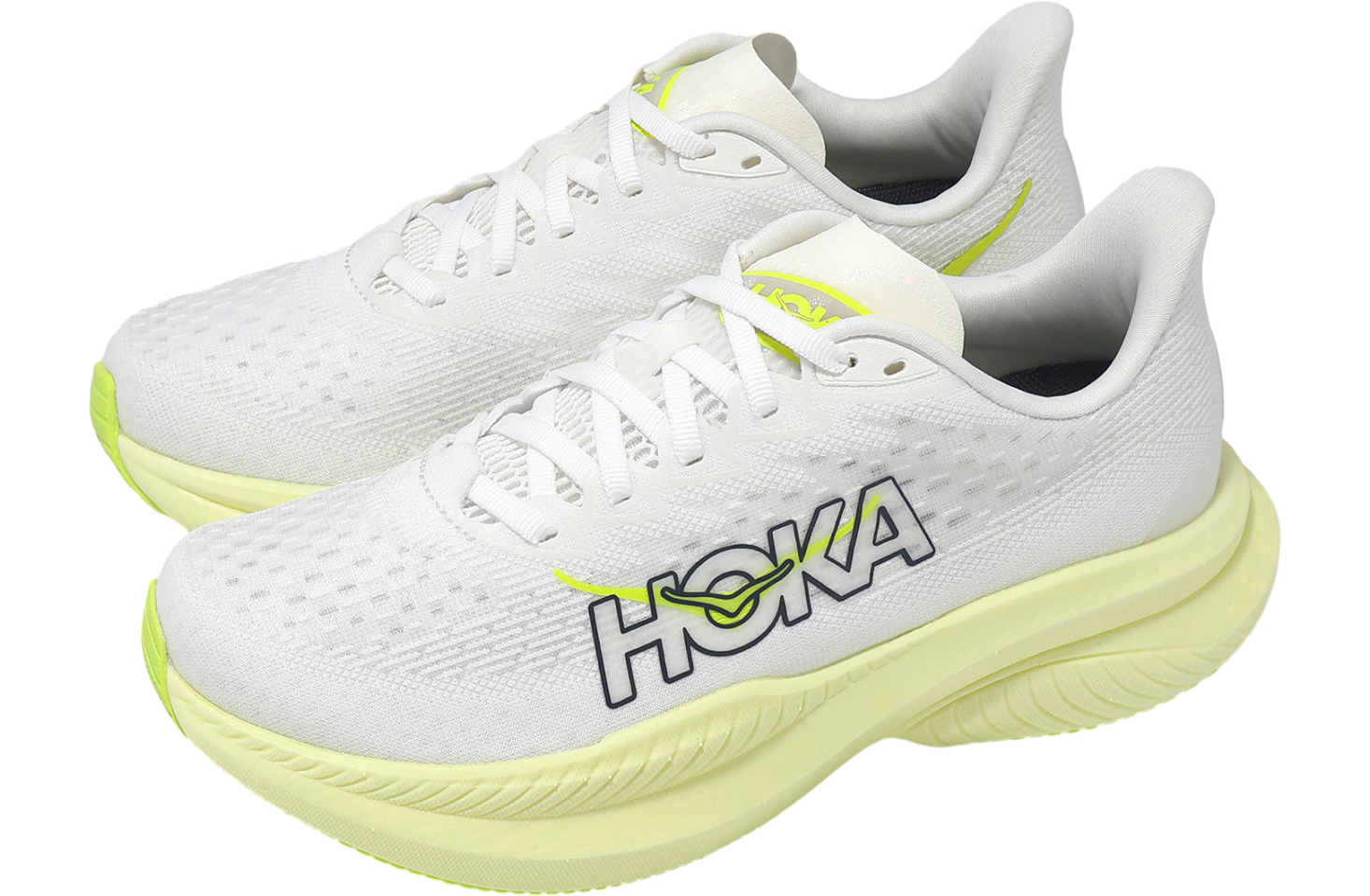 Hoka Mach 6 WMNS White / Neon
