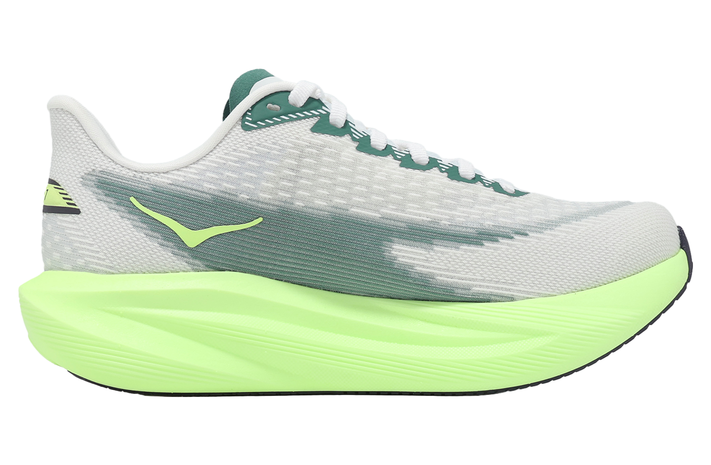 Hoka Mach 7 D Wide WMNS White / Green