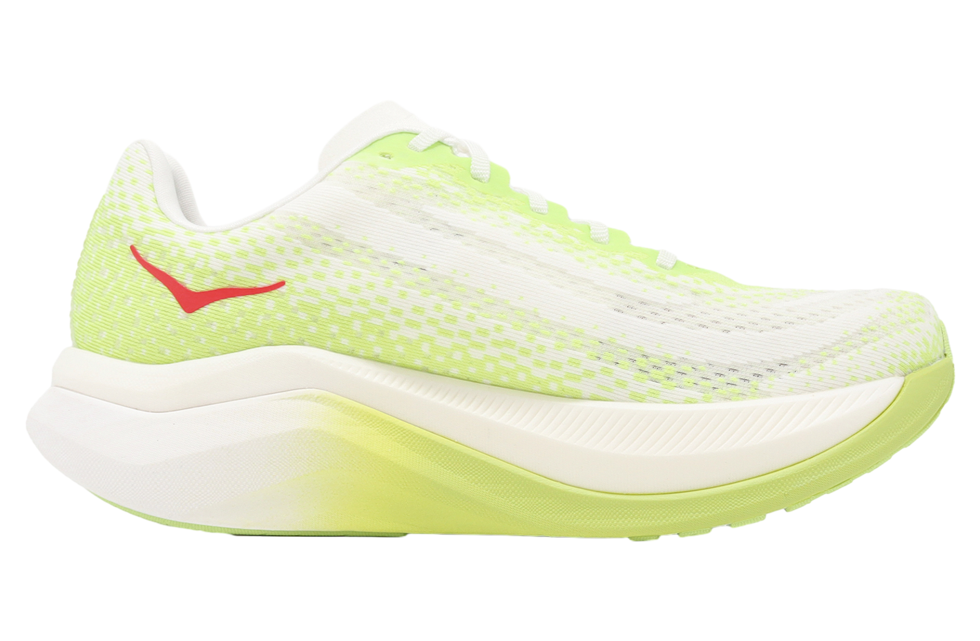 Hoka Mach X Lettuce / White