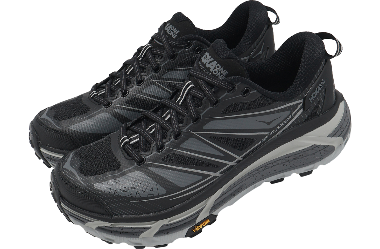 Hoka Mafate Speed 2 Black / Castlerock - Aug 2024