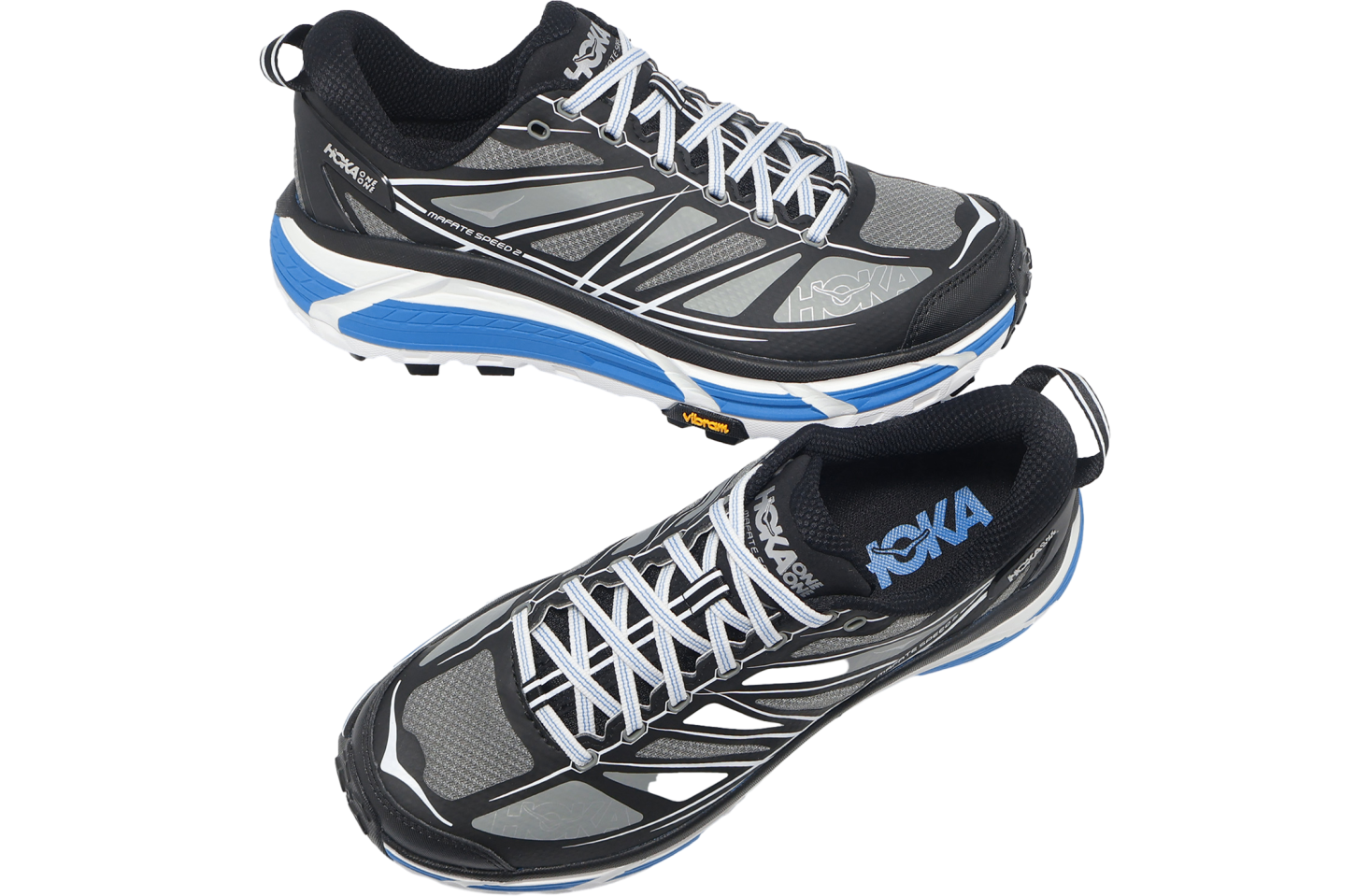 Hoka Mafate Speed 2 Black / White - Jan 2025 - 1126851BWHT