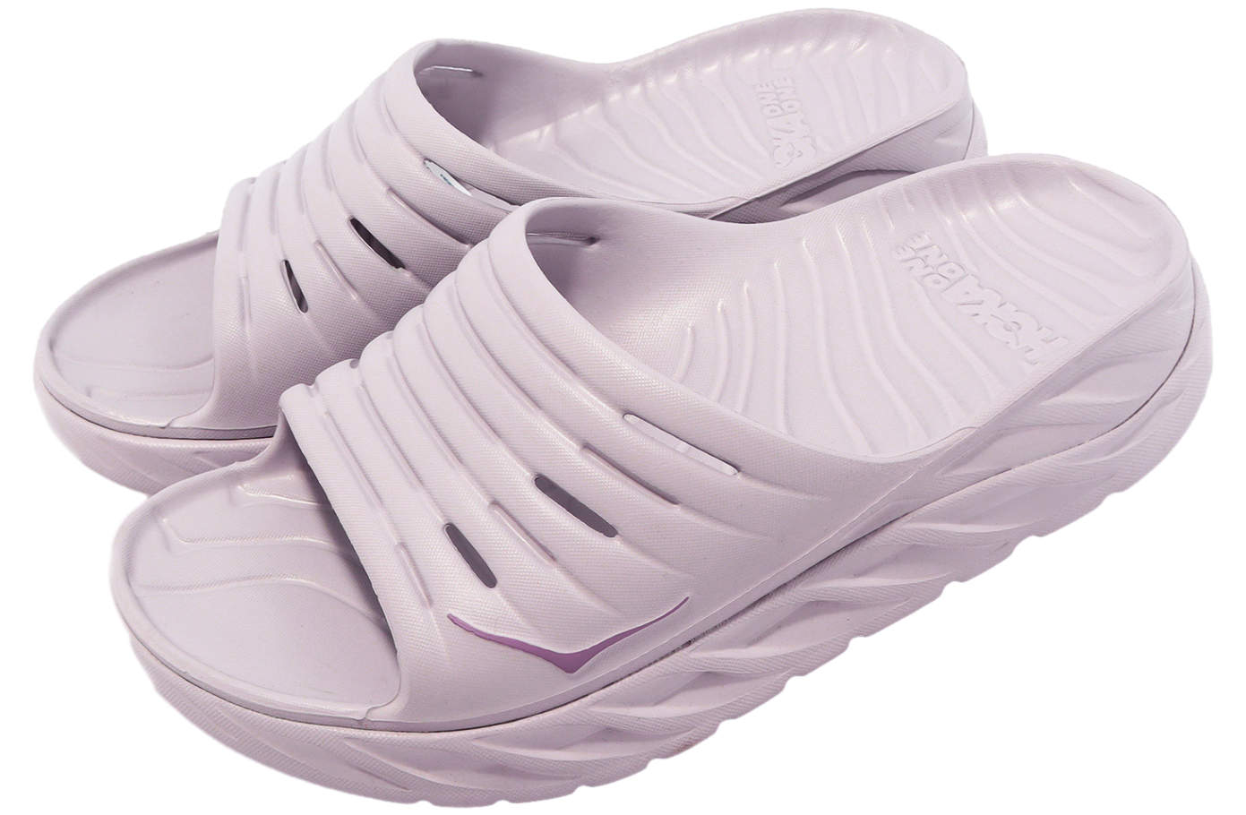 Hoka ORA Recovery Slide Lilac Marble / Elderberry