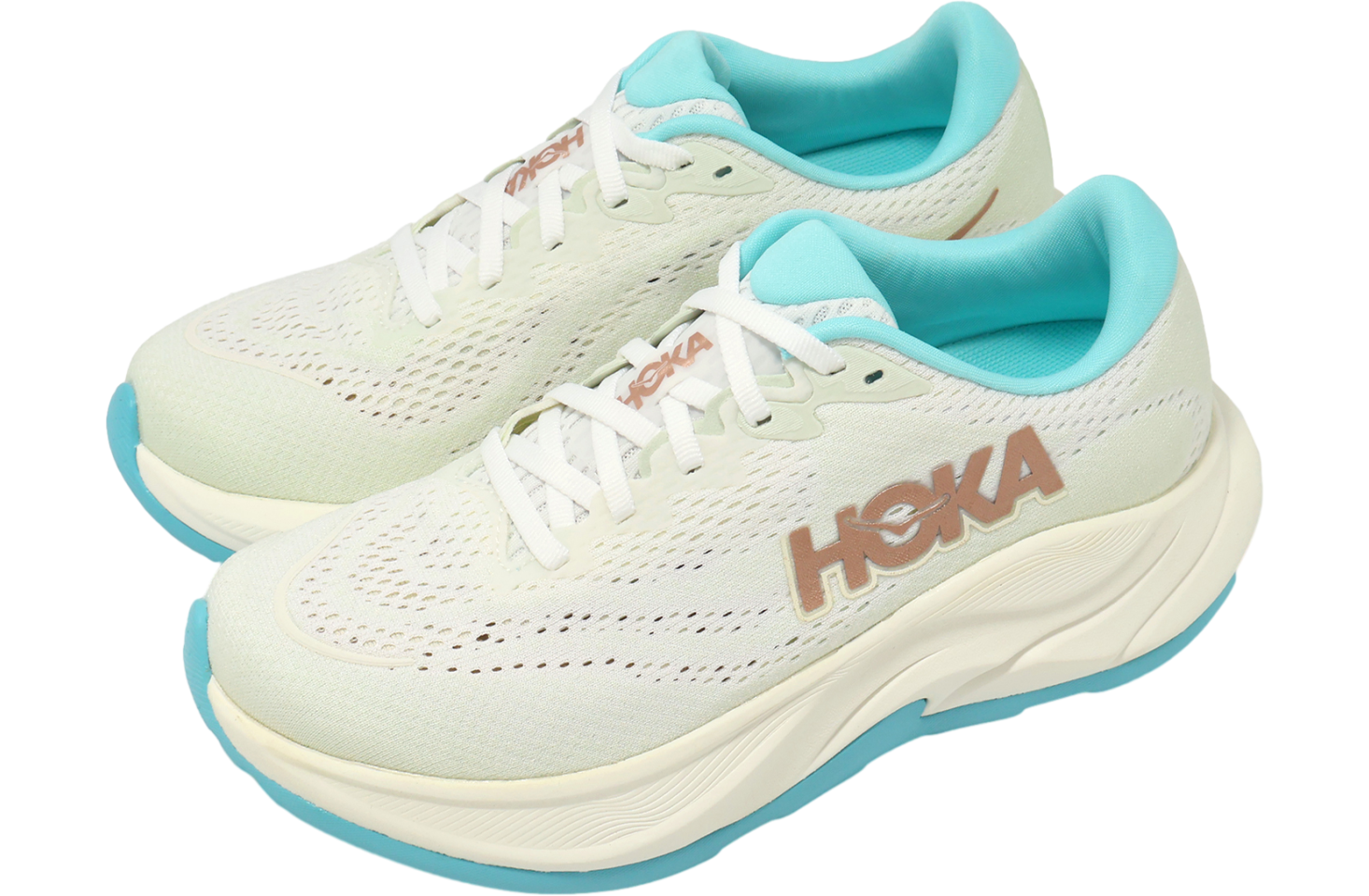 Hoka Rincon 4 D Wide WMNS Frost / Rose Gold