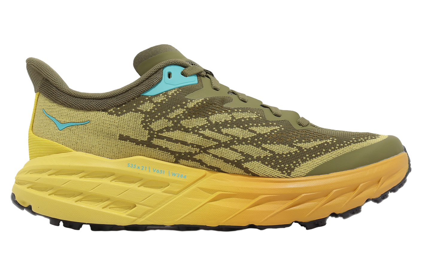 Hoka Speedgoat 5 Avocado Green / Passion Yellow