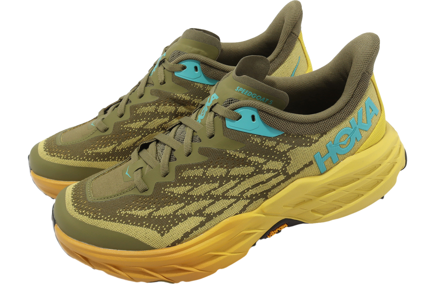 Hoka Speedgoat 5 Avocado Green / Passion Yellow