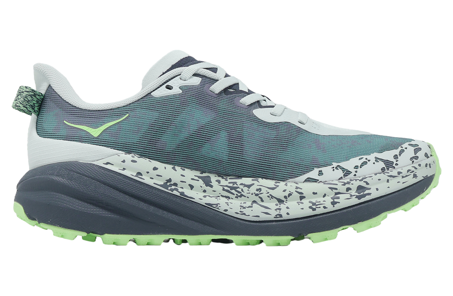 Hoka Speedgoat 6 2E Wide Blue / Green