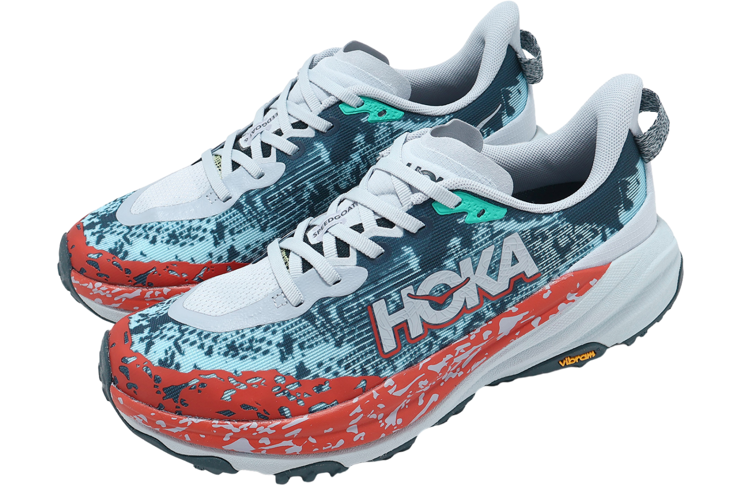 Hoka Speedgoat 6 Seagull Gray / Storm Blue