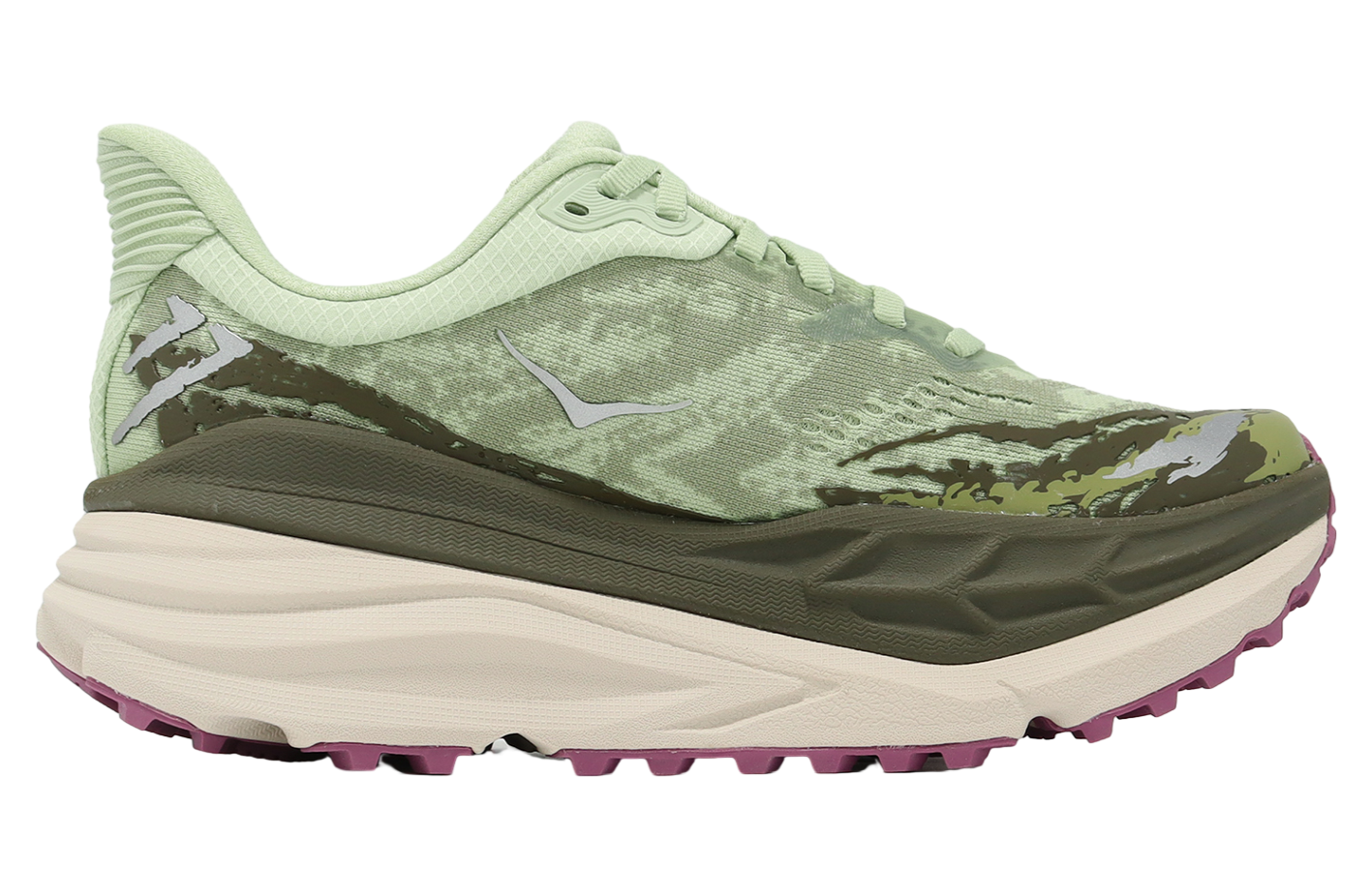 Hoka Stinson 7 WMNS Seed Green / Beet Root