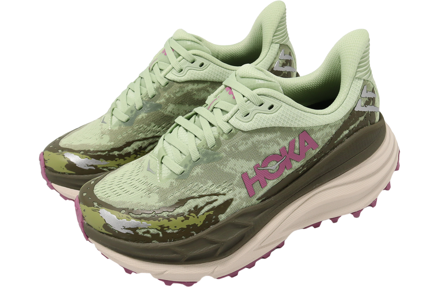 Hoka Stinson 7 WMNS Seed Green / Beet Root
