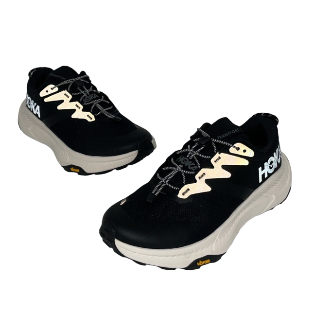 Hoka Transport 2E Wide Black / White