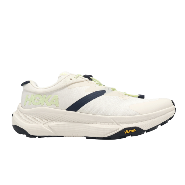 Hoka Transport 2E Wide Marble White / Navy