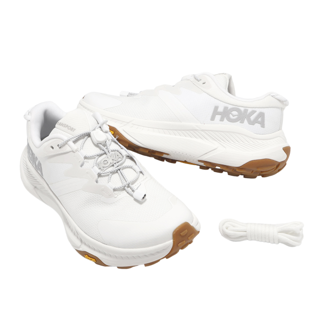 Hoka Transport D Wide White / Grey