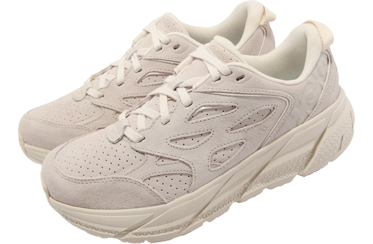 Hoka U Clifton L Suede Eggnog