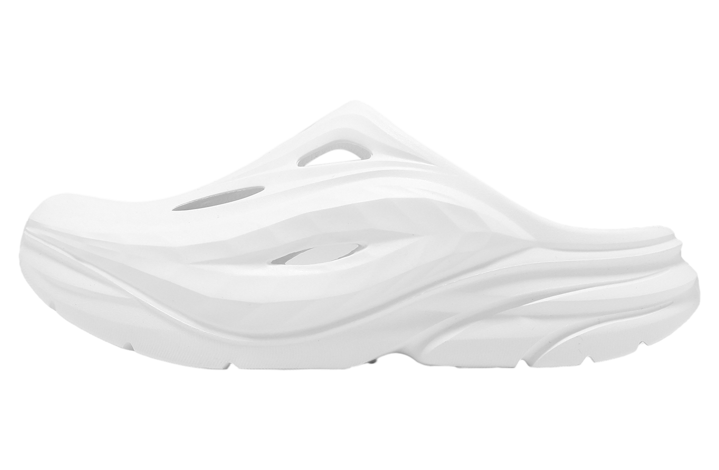 Hoka U Ora Recovery Mule White