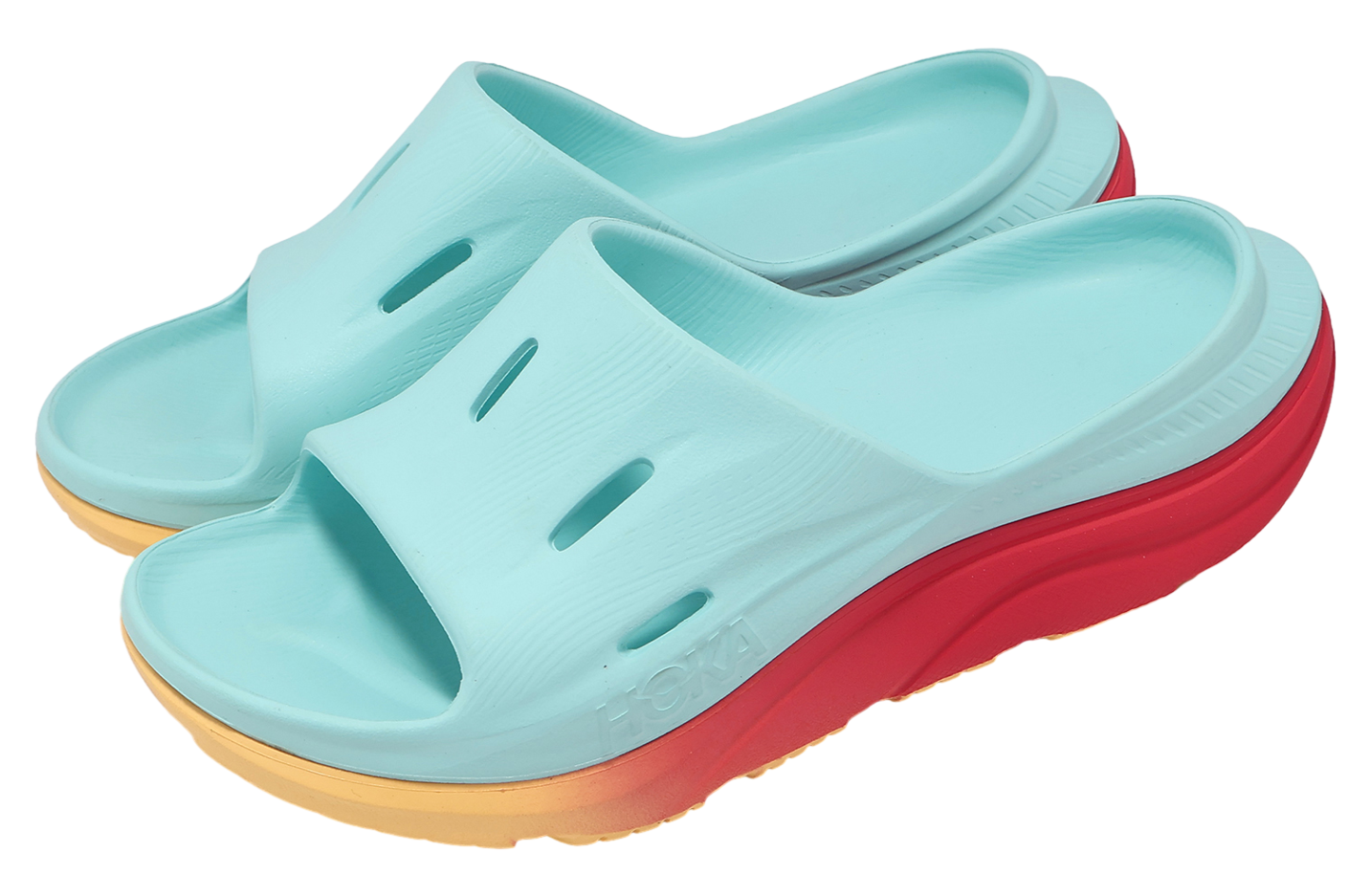 Hoka U ORA Recovery Slide 3 Cloudless / Cerise