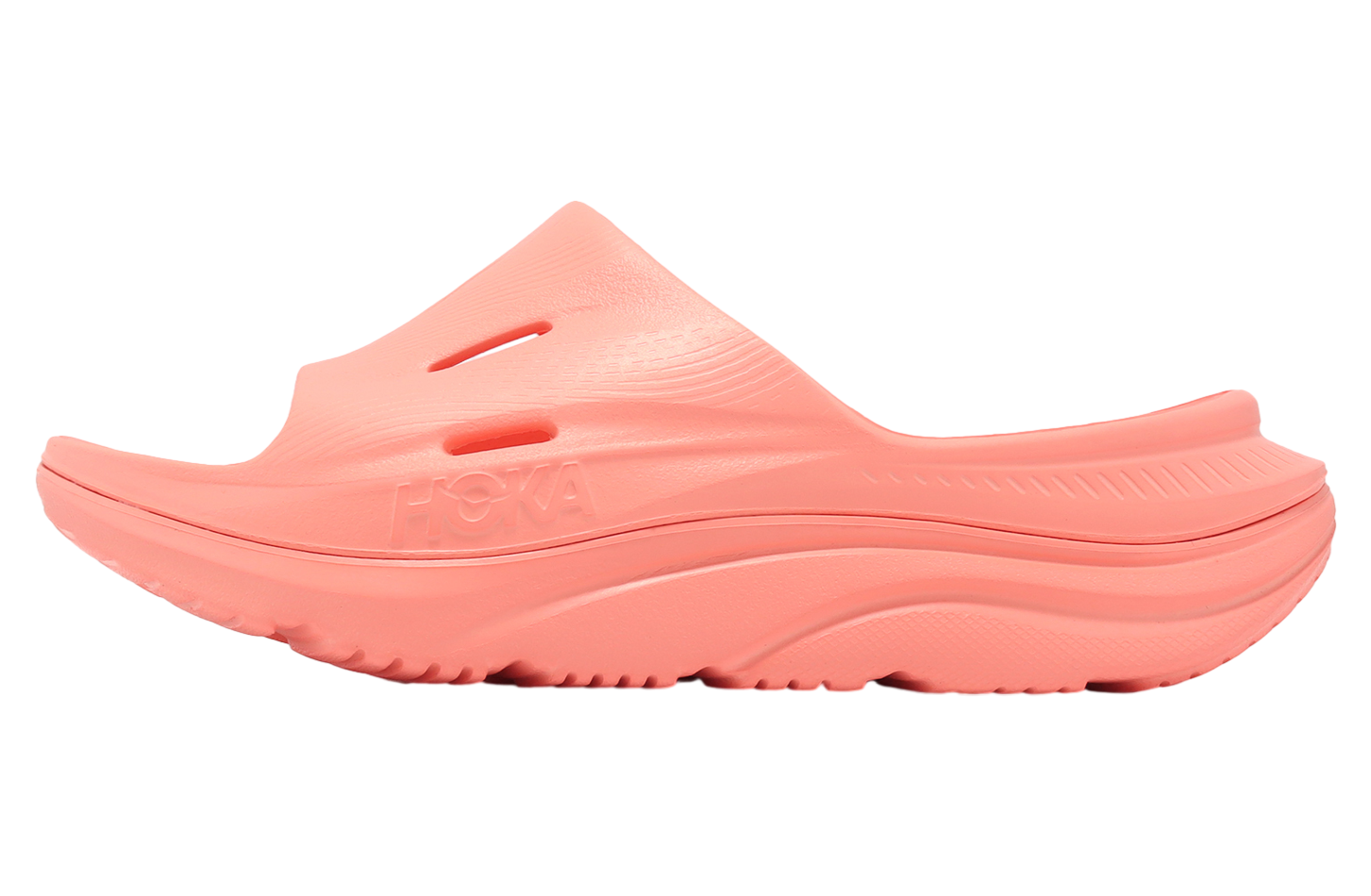Hoka U ORA Recovery Slide 3 Papaya