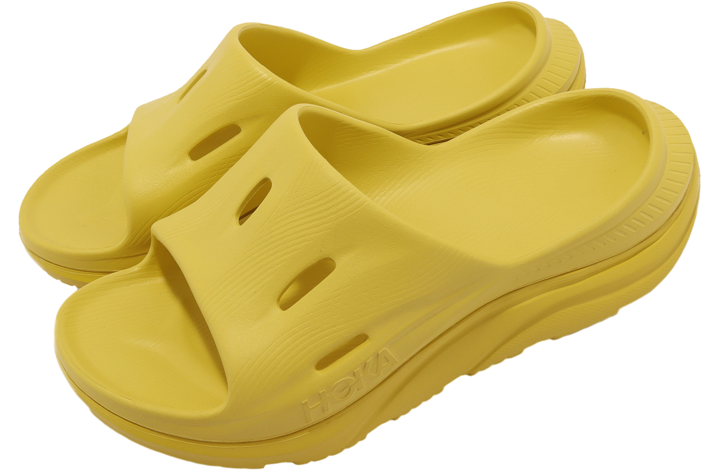Hoka U Ora Recovery Slide 3 Passion Fruit