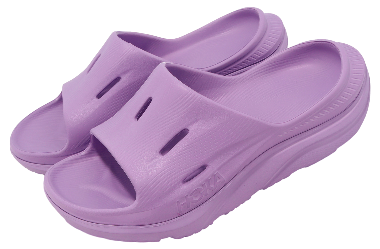 Hoka U ORA Recovery Slide 3 Violet Bloom