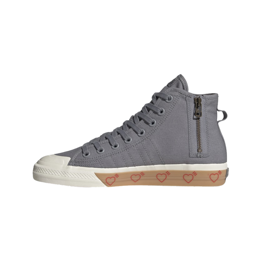 Human Made x adidas Nizza Hi Grey Five