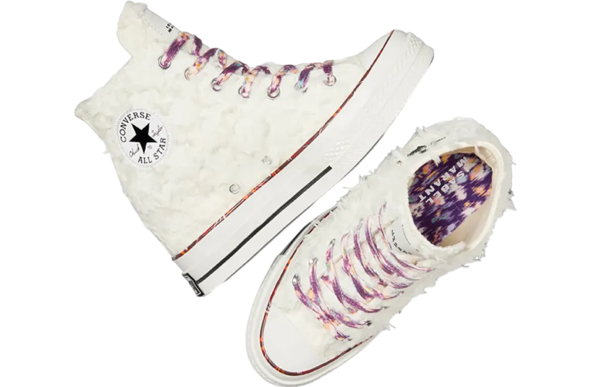 Isabel Marant x Converse Chuck 70 Internal Wedge Vanilla White