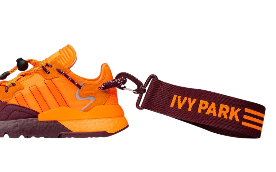 Adidas Mens Ivy Park Jersey Top - Solar Orange/Legacy Indigo Size L
