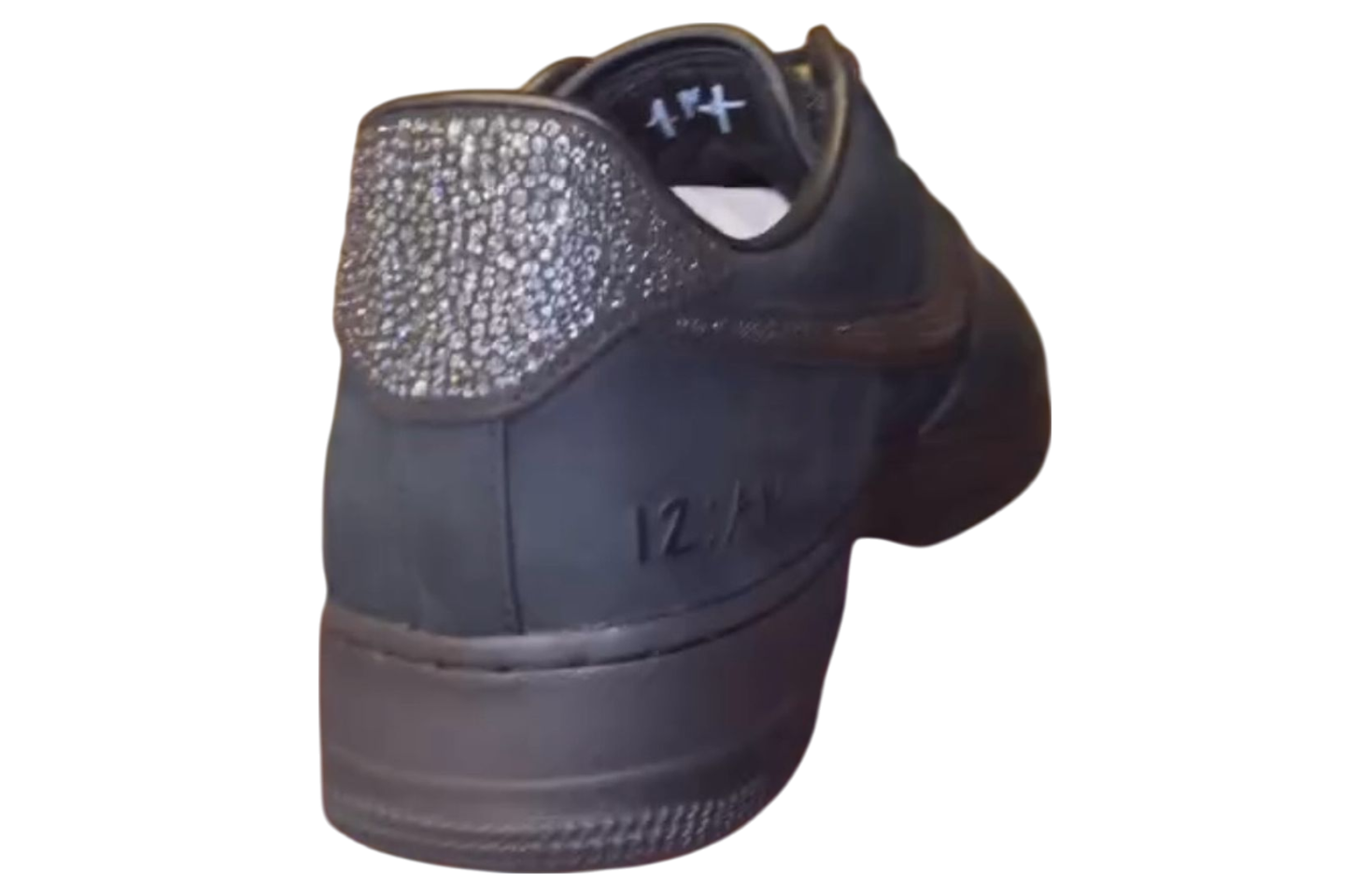 Ja Morant X Nike Air Force 1 Low Luxe Black / Metallic Silver