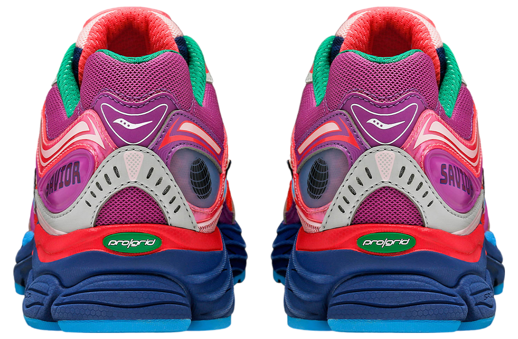 Jaetips x Saucony Pro Grid Omni 9 Pink / Purple