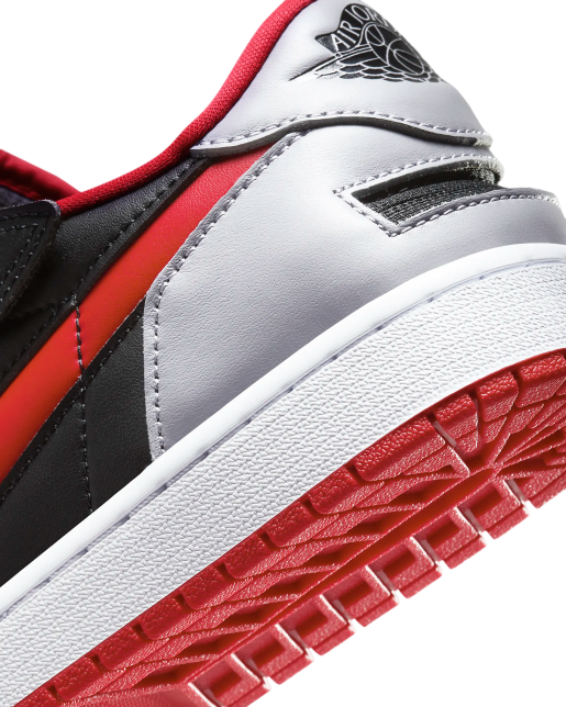 Jordan 1 Low EasyOn Black / Fire Red / Cement Grey