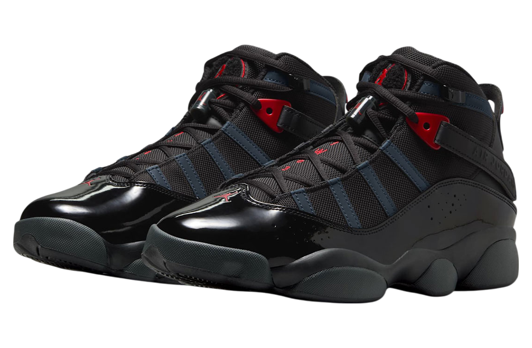 Jordan 6 Rings Anthracite Black/fire Red