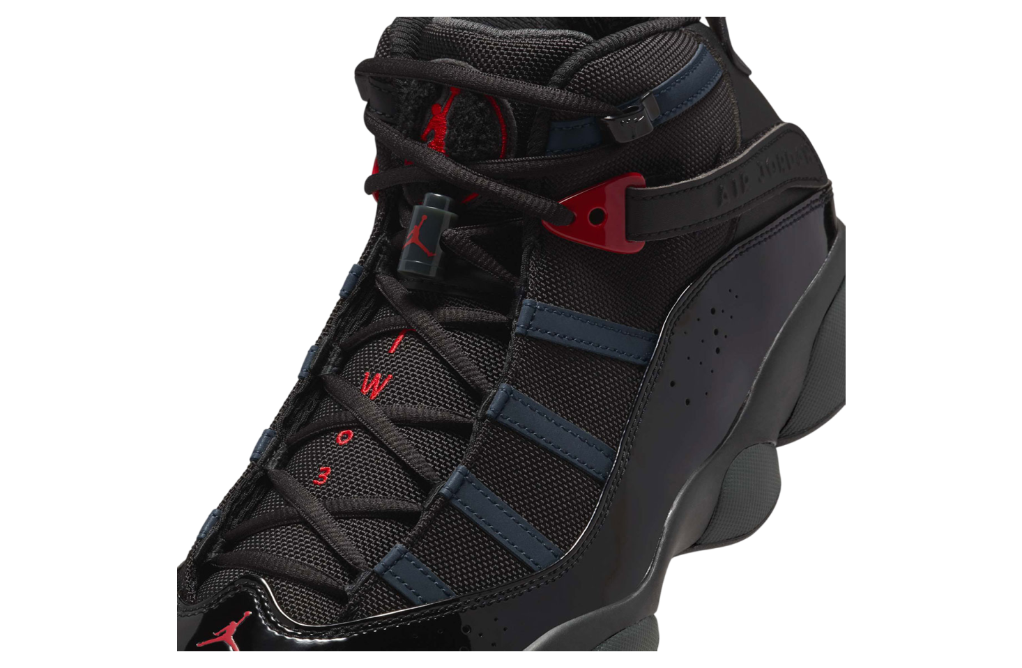 Jordan 6 Rings Anthracite Black/fire Red