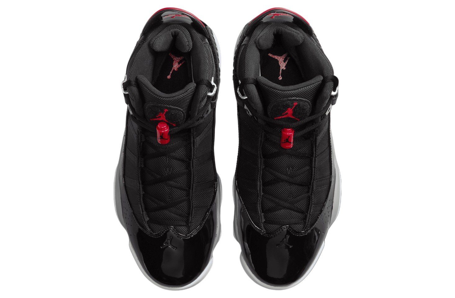 Jordan 6 Rings Black / Fire Red