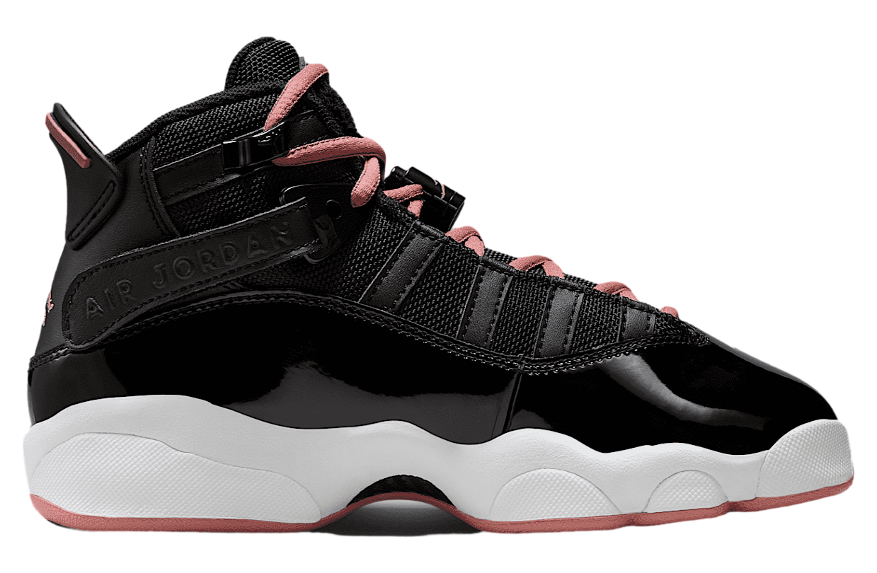 Jordan 6 Rings Gs Black / White / Rust Pink