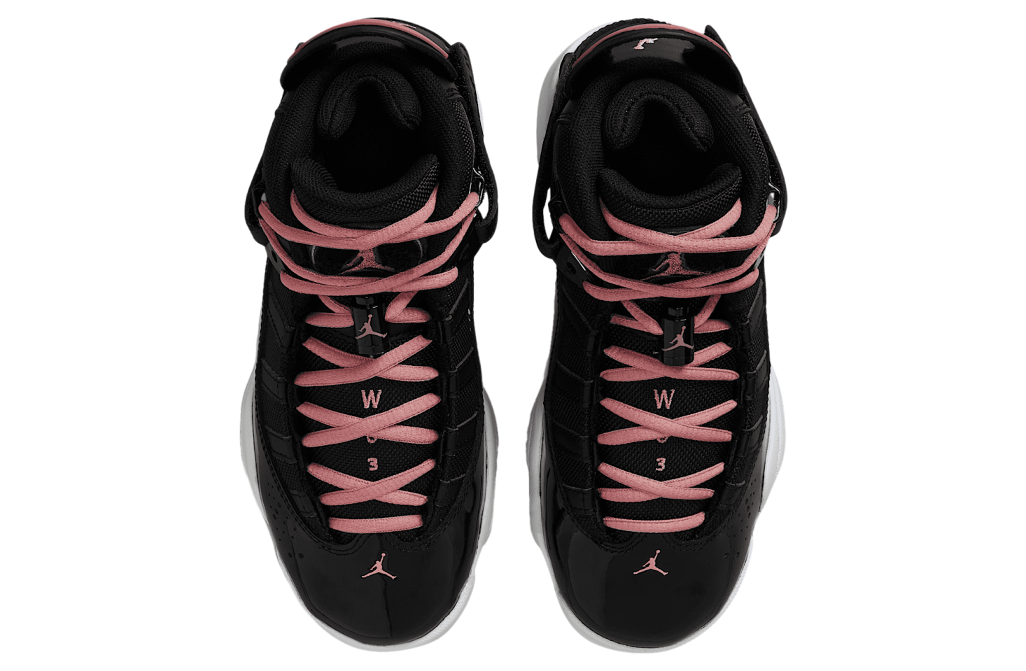 Jordan 6 Rings Gs Black / White / Rust Pink