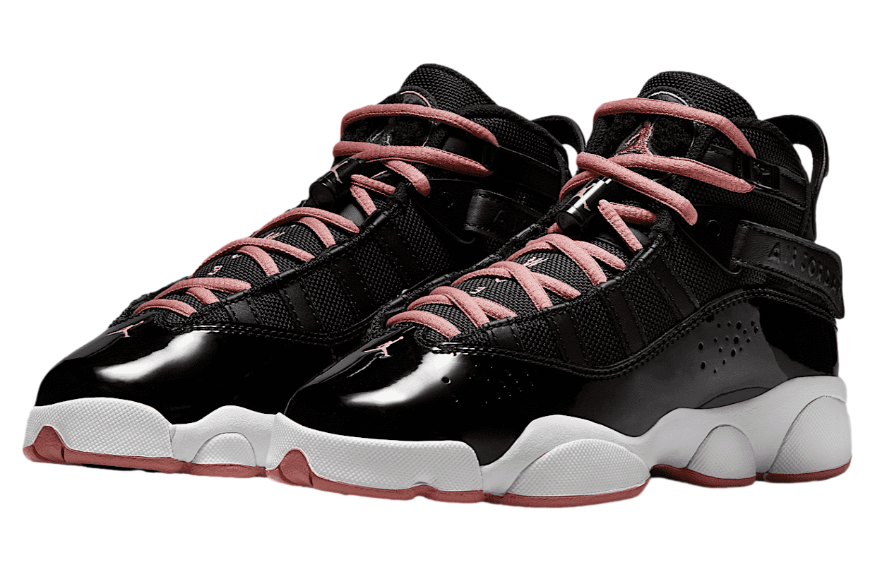 Jordan 6 Rings Gs Black / White / Rust Pink