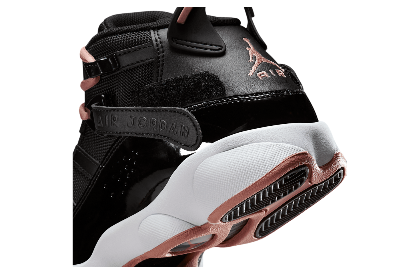 Jordan 6 Rings Gs Black / White / Rust Pink