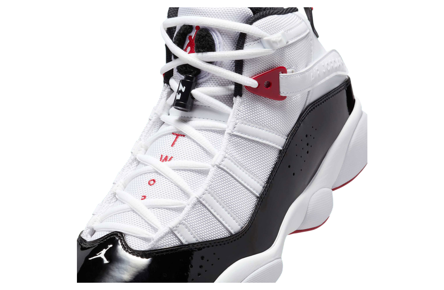 Jordan 6 Rings White / Black / Varisty Red