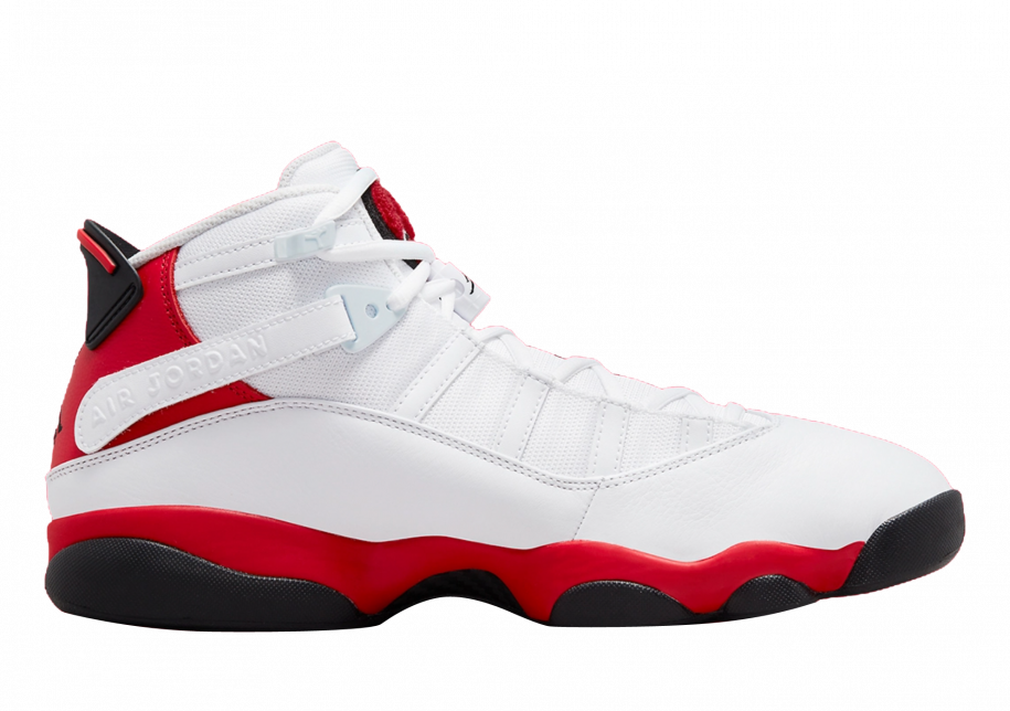 Jordan 6 Rings White Red