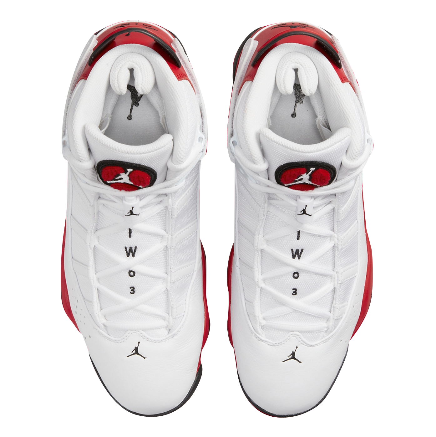 Jordan 6 Rings White Red 322992-126