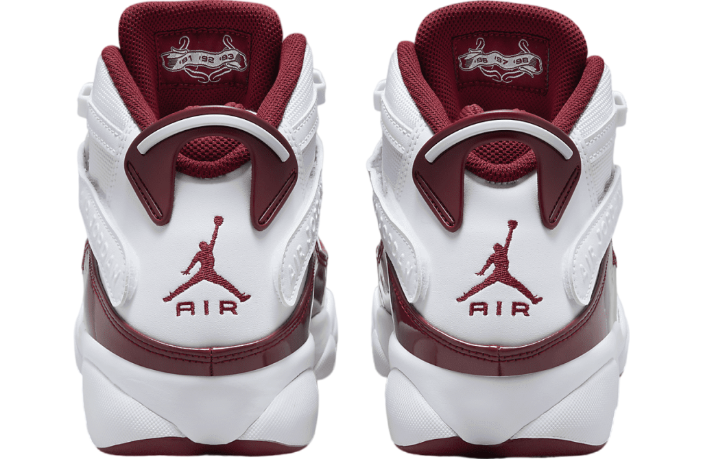 Jordan 6 Rings White / Team Red