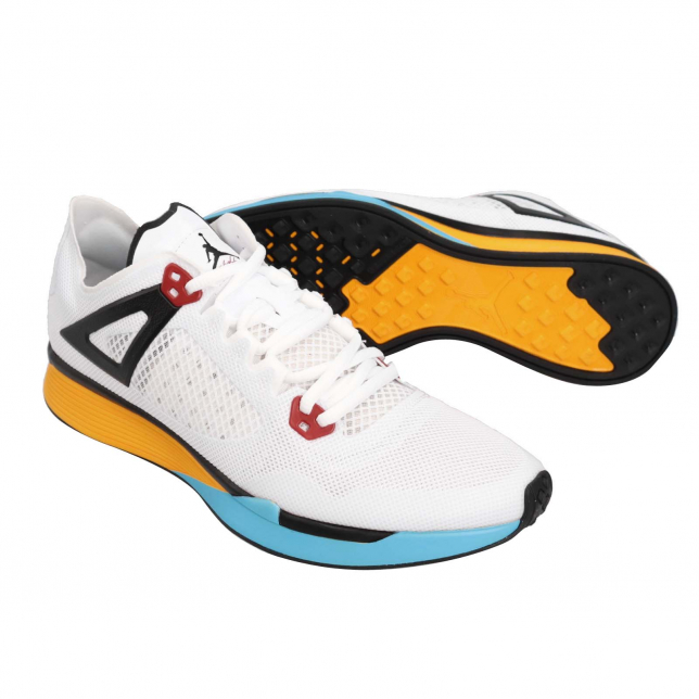 Jordan 89 Racer White Black University Gold