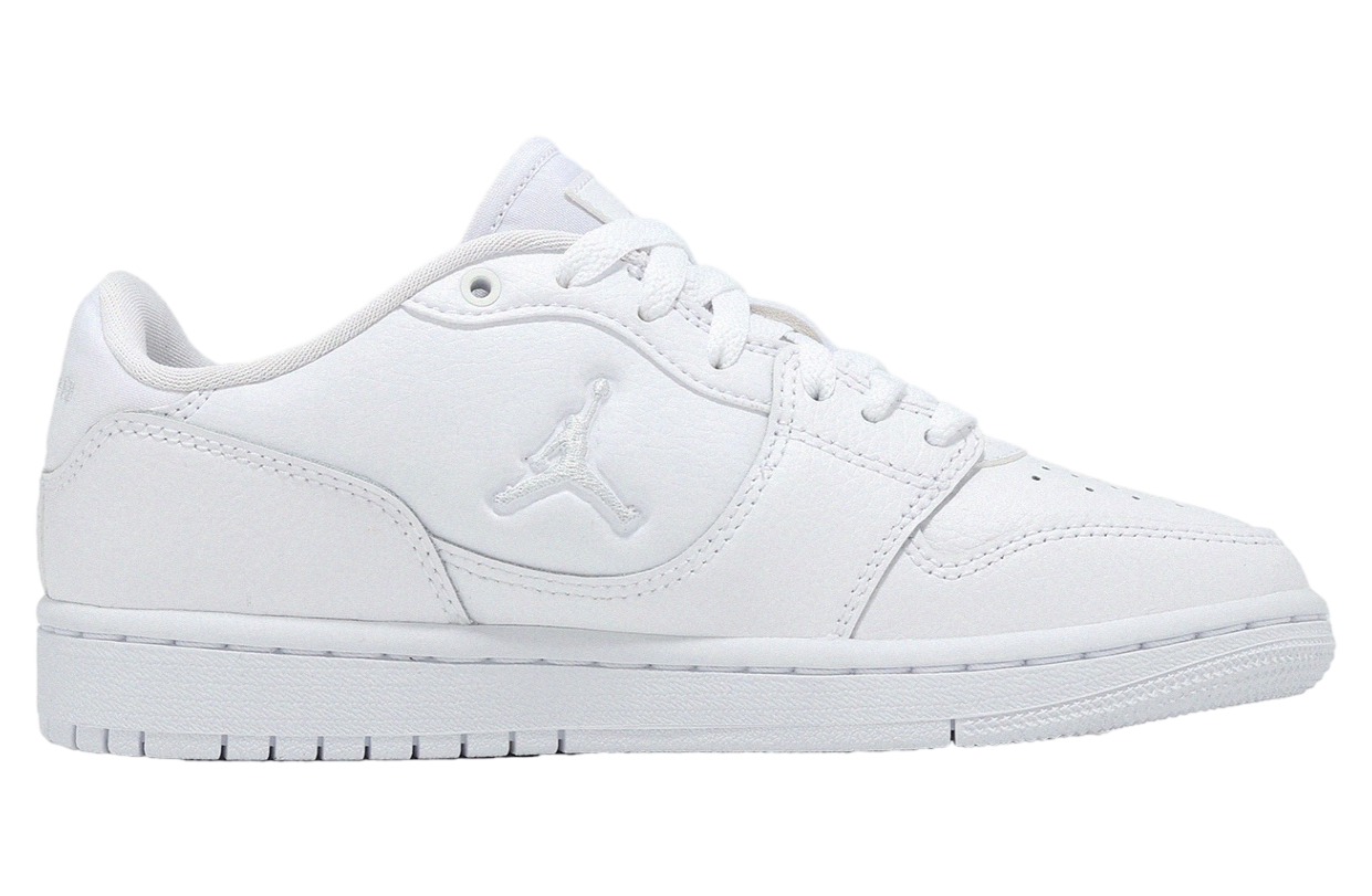 Jordan Court Connect Low GS White / Pure Platinum