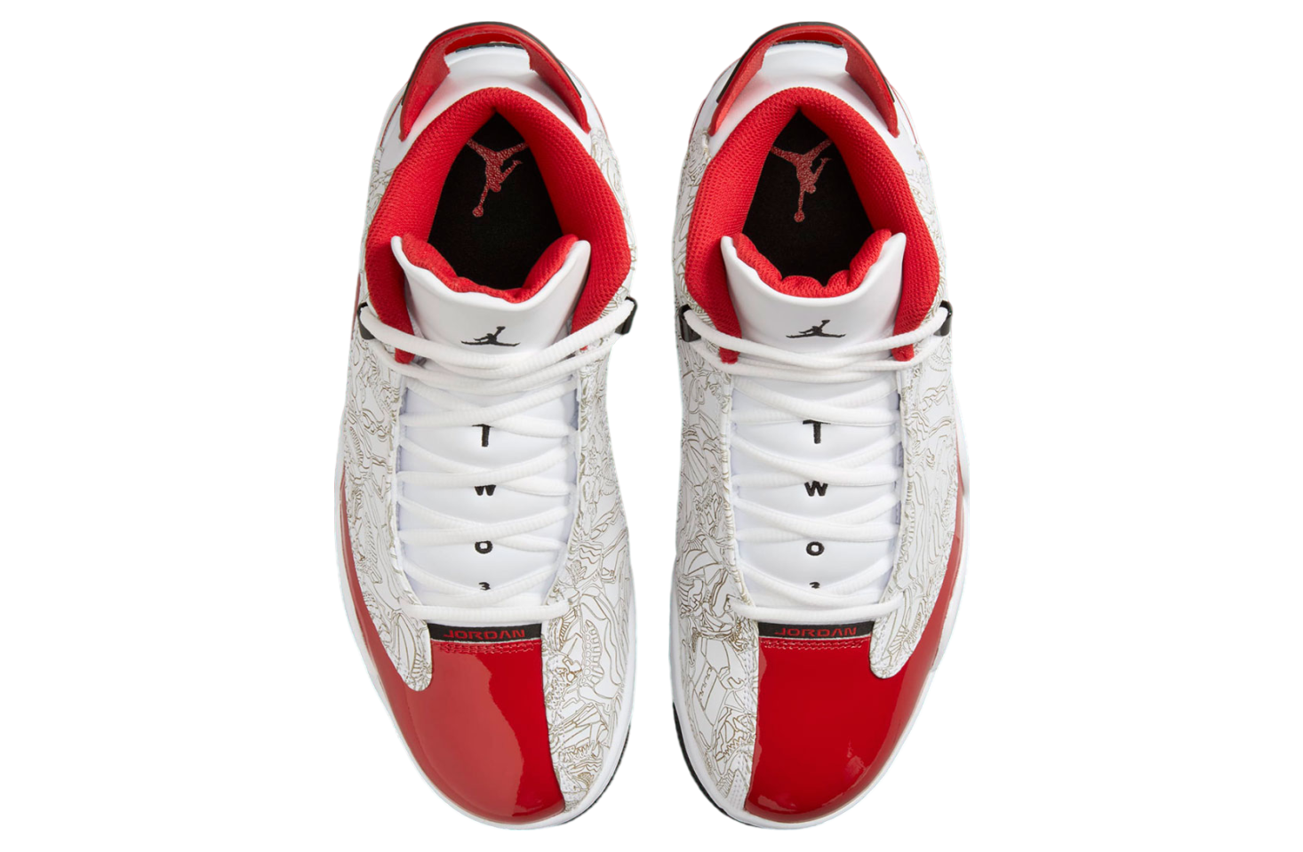 Jordan Dub Zero Red / White