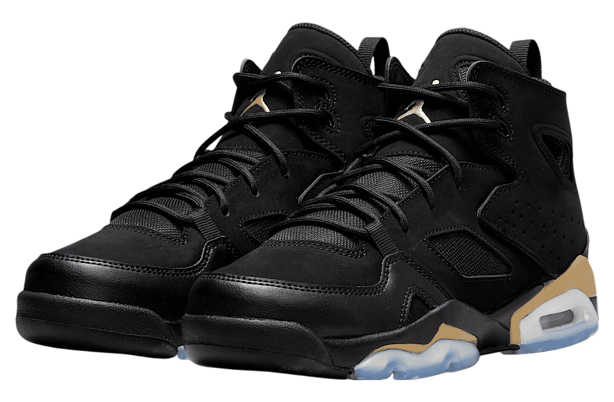 Jordan Flight Club 91 GS Black / Metallic Gold