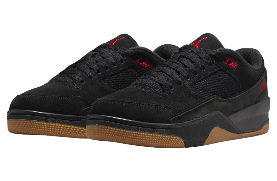 Jordan Flight Court Black / Gum Medium Brown