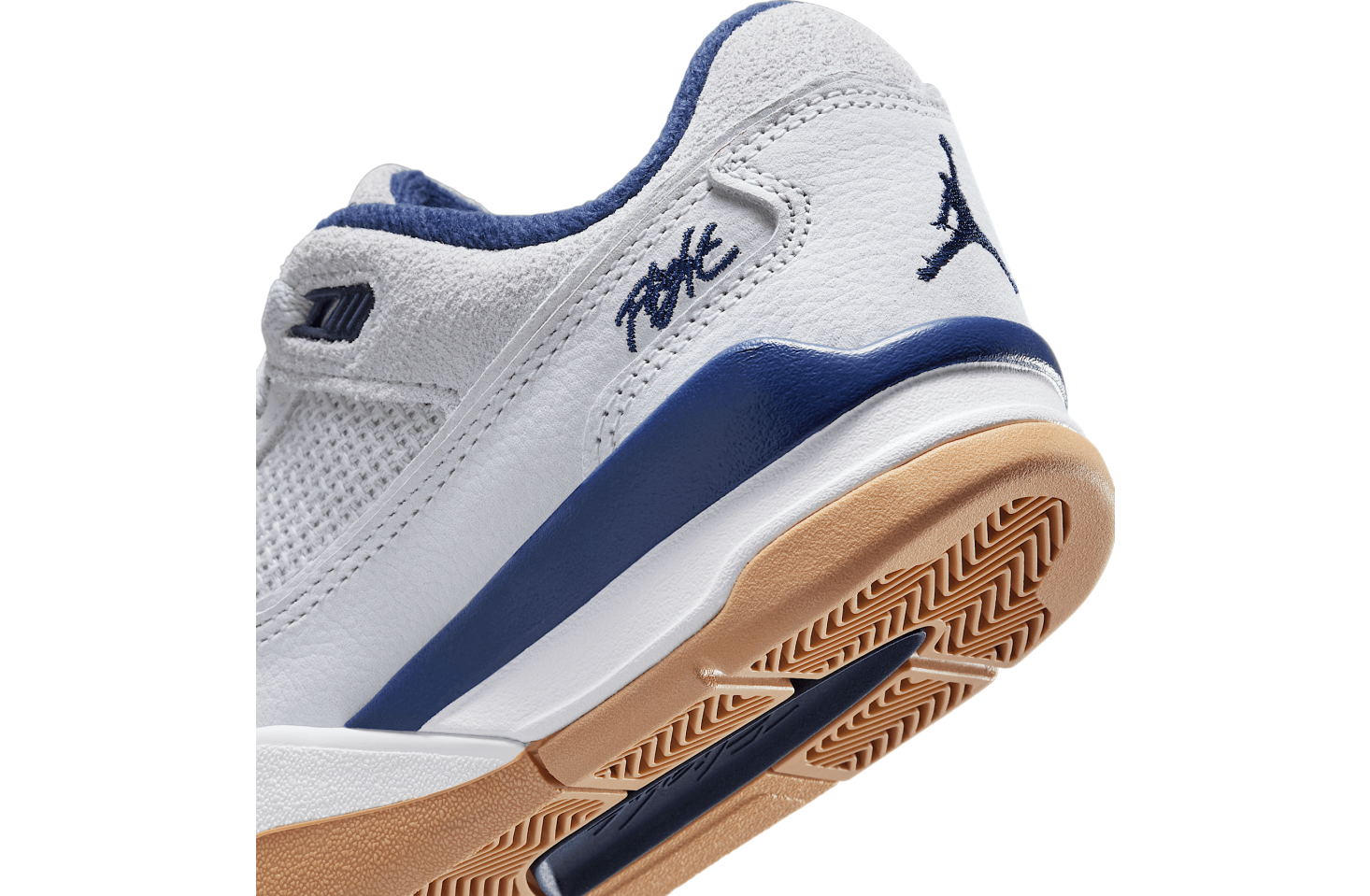 Jordan Flight Court GS Neutral Grey / White