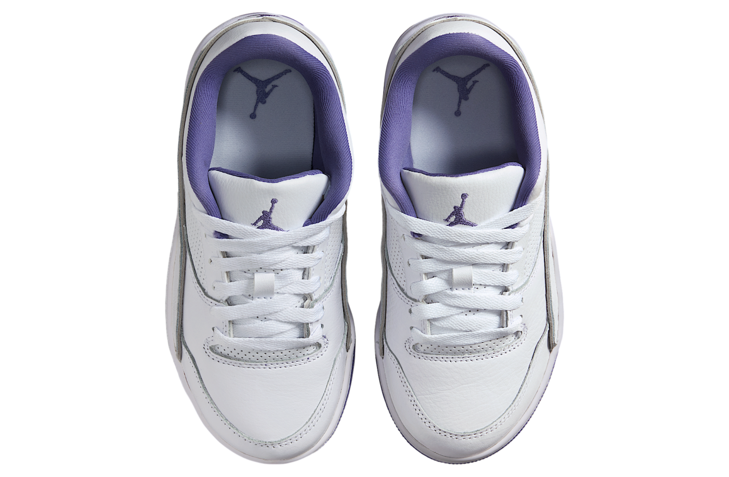 Jordan Flight Court Gs White / Dusty Amethyst