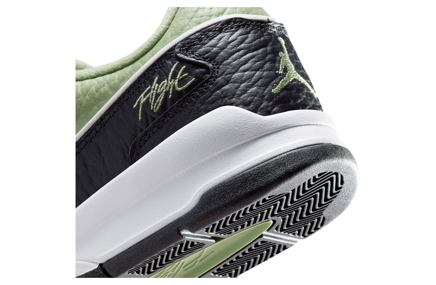Jordan Flight Court Oil Green / Aurora Green