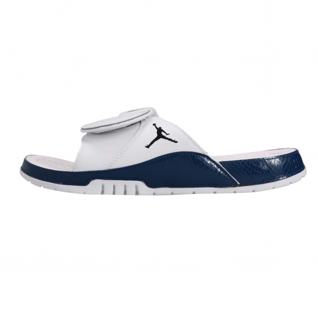 jordan hydro 11 white navy