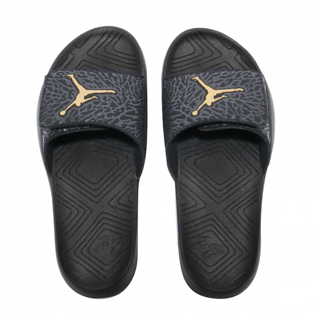 Jordan Hydro 7 V2 Black Metallic Gold